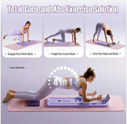 IVALOFIT™ At-Home Pilates Reformer Board