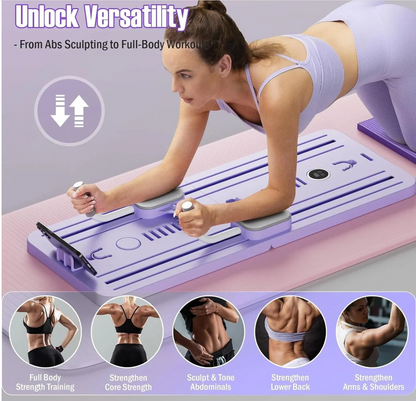 IVALOFIT™ At-Home Pilates Reformer Board